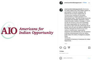 Americansforindianopportunity’s statement