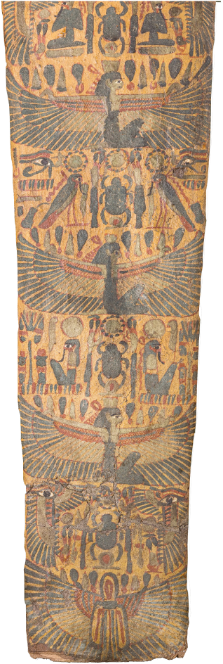Figure 194: Anonymous mummy-cover. Central section (5th–10th registers)
