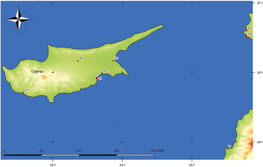 Toponyms for Cyprus