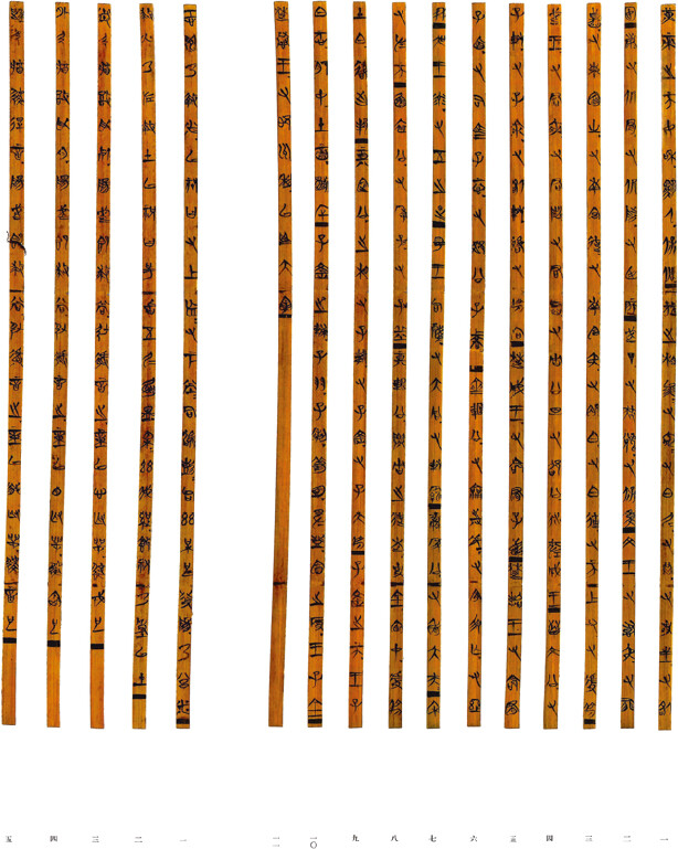 The visual layout of the *Liang chen and *Zhu ci
