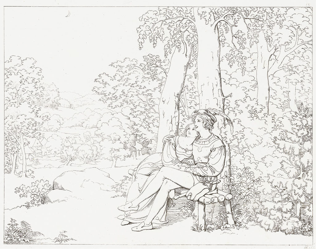 Moritz Retzsch, Umrisse zu Schiller’s Lied von der Glocke: nebst Andeutungen von Moritz Retzsch (Stuttgart & Tübingen: J. G. Cotta, 1833), pl. 19