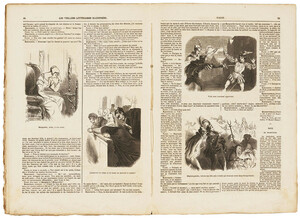 Édouard Frère after Moritz Retzsch, four woodcuts by François Rouget, in Faust par Wolfgang Goethe: Traduit de l’allemand par Gérard de Nerval (Paris: J. Bry aîné, 1850), 34–35