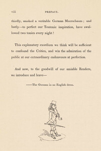 Alfred Crowquill, “The German in an English dress,” in Faust: A Serio-Comic Poem with Twelve Outline Illustrations (London: B. B. King, 1834), viii (author’s portrait-signature)