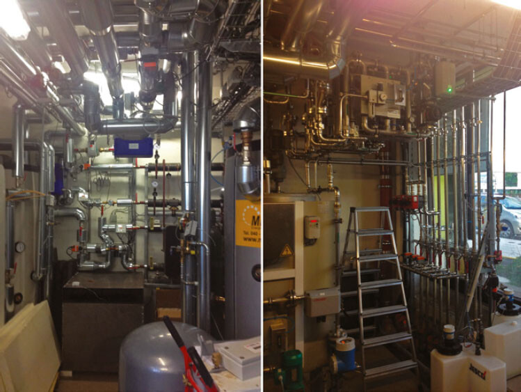 B.I.Q. House plant room to service and maintain bioreactor façade