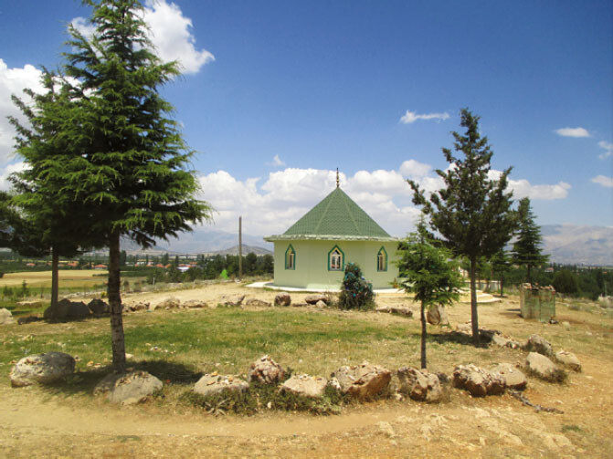 The âsacred site of the fortyâ (kırklar makamı), a round open-air area studded with rocks, adjacent to the tomb of Budala Sultan