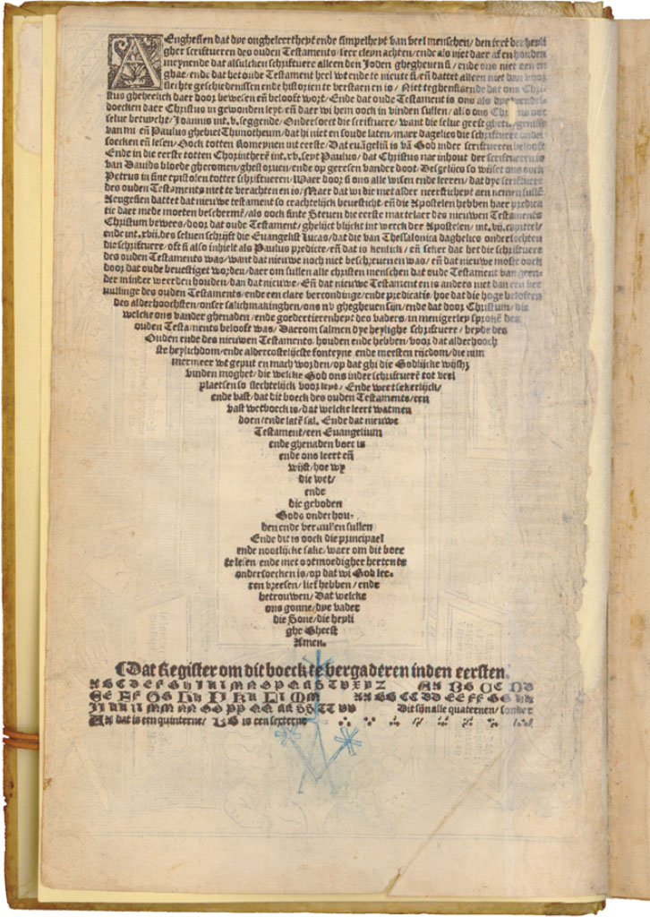 Prologue in Jacob van Liesvelt’s complete Bible edition of 1534. Antwerp, Hendrik Conscience Heritage Library, F 46902