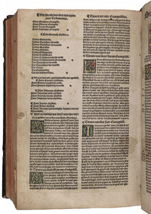 ‘Lives of the Evangelists’ in Henrick Peetersen van Middelburch’s complete Bible edition of 1535. University of Groningen Library, uklu Ag-3
