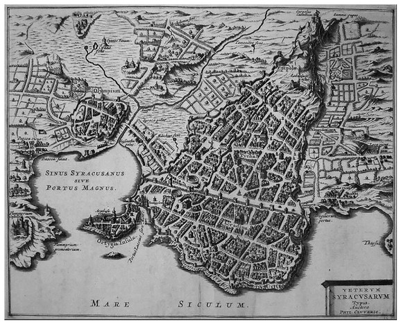 Figure 11: Map of ancient Syracuse