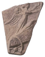 Figure 40: Revetment slab from the Sanctuary of Cupra (after Manca and Menichelli 2014, 27).