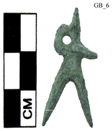 Figure A6: Schematic representation of a warrior (inv. N. 50227; by permission of the Soprintendenza ABAP dellâUmbria).
