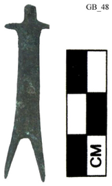 Figure A9: Schematic representation of a female figure (inv. N. 50309; by permission of the Soprintendenza ABAP dellâUmbria).