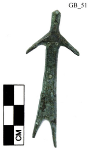 Figure A10: Schematic representation of a female figure (inv. N. 50707; by permission of the Soprintendenza ABAP dellâUmbria).