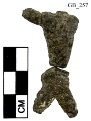Figure A24: Lead schematic representation of a warrior (inv. N. 50436; by permission of the Soprintendenza ABAP dellâUmbria).