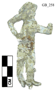 Figure A26: Lead schematic representation of a female (inv. N. 50704; by permission of the Soprintendenza ABAP dellâUmbria).