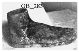 Figure A35: Terracotta foot (after Monacchi 1988, tav. 36; inv. N. NA).