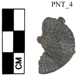 Figure A42: Lead episema with zigzag and knobs motif (inv. N. NA; by permission of the Soprintendenza ABAP dellâUmbria).