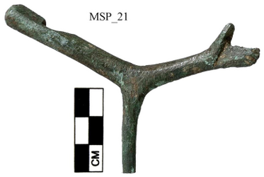 Figure A52: Schematic representation of an arm (inv. N. 721821; by permission of the Polo Museale dellâUmbria).