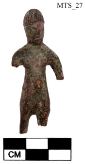 Figure A107: Schematic figure of a striding male (inv. N. 358; by permission of the Soprintendenza ABAP dellâUmbria).