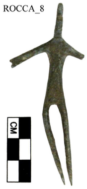 Figure A136: Highly schematic warrior figure (inv. N. 337381; by permission of the Polo Museale dellâUmbria).