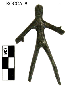 Figure A137: Schematic figure of a striding male (inv. N. 305069; by permission of the Polo Museale dellâUmbria).