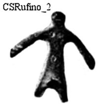 Figure A145: Highly schematic male figure (inv. N. 10; after Monacchi 1986, tav. 38b).
