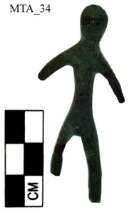 Figure A177: Highly schematic figure of a male striding forward (inv. N. 114344; by permission of the Soprintendenza ABAP dellâUmbria).