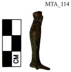 Figure A180: Bronze leg (inv. N. NA; by permission of the Soprintendenza ABAP dellâUmbria).