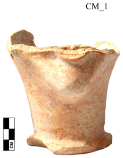 Figure A187: Lower half of terracotta head (inv. N. 361878; by permission of the Soprintendenza ABAP dellâUmbria).