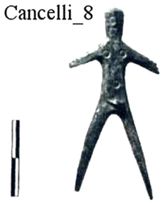 Figure A193: Highly schematic male figure (inv. N. 646185; after Manca et al. 2014, 56 n. 36).