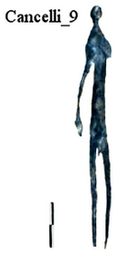 Figure A198: Highly schematic male figure (inv. N. 737440; after Manca et al. 2014, 56 n. 37).