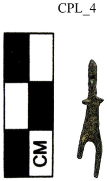 Figure A206: Highly schematic figure of male striding forward (inv. N. NA; by permission of the Soprintendenza ABAP dellâUmbria).