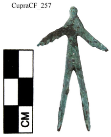 Figure A228: Schematic figure with bird-like features (inv. N. 76350; by permission of the Soprintendenza ABAP dellâUmbria).