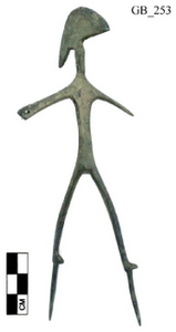 Figure A16: Schematic representation of a warrior (inv. N. 50785; by permission of the Soprintendenza ABAP dellâUmbria).