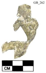 Figure A25: Lead schematic representation of a warrior (inv. N. 50430; by permission of the Soprintendenza ABAP dellâUmbria).