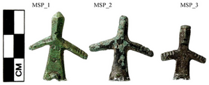Figure A44: Highly schematic male figures (from left to right: inv. NN. 721816, 721817, 721818; by permission of the Polo Museale dellâUmbria).