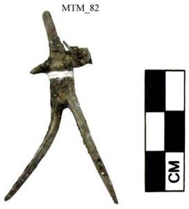Figure A73: Schematic representation of a warrior (inv. N. 94422; by permission of the Soprintendenza ABAP dellâUmbria).