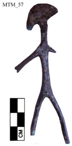 Figure A75: Schematic representation of a warrior (inv. N. 113484; by permission of the Soprintendenza ABAP dellâUmbria).