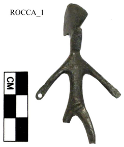 Figure A135: Highly schematic warrior figure (inv. N. 109559; by permission of the Polo Museale dellâUmbria).