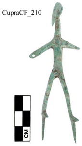 Figure A223: Highly schematic warrior figure (inv. N. 341637; by permission of the Soprintendenza ABAP dellâUmbria).