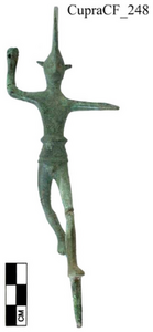 Figure A224: Schematic warrior figure (inv. N. 354776; by permission of the by permission of the Soprintendenza ABAP dellâUmbria).