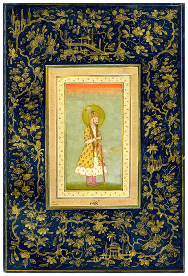 Figure 7.6: Portrait of Timur, inscribed in the lower margin TÄ«mÅ«r ShÄh, Mughal, eighteenth century, Polier album
