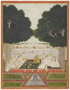 Figure 6.5: Princes watching a nautch, Faizabad, c. 1760â1765