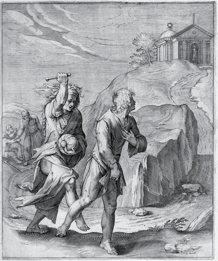 Vaenius, Emblemata Horatiana (1607). Engraving to emblem 64 (p. 135)