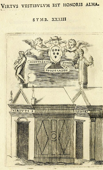 Achille Bocchi, Symbolicae Quaestiones (Bologna: 1555) symb. II, 33