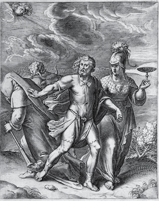 Vaenius, Emblemata Horatiana (1607). Engraving to emblem 80 (p. 167)