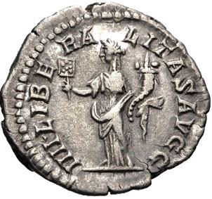 Liberalitas Augusti, issued under Claudius Gothicus. https://commons.wikimedia.org/wiki/File:CLAUDIUS_II_GOTHICUS-RIC_V_57-804260.jpg