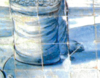 Brazilian cavia. Detail of Azulejo image no. 3 (= Vaenius, emblem 6)