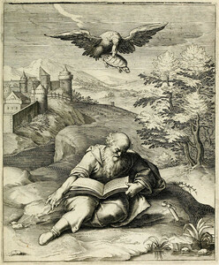 Vaenius, Emblemata Horatiana (1607). Engraving to emblem 89 (p. 185).
