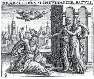 Dionysius Lebeus Batillius, Emblemata no. 8 (Frankfurt a.M., Theodor de Bry: 1596). Public domain