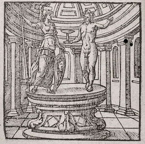 Image to Alciato, Emblematum liber, emblem 23 (Leiden, Franciscus Raphelengius: 1591)
